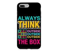 Always Think Outside The Box Illustration Graphic Designs Coque pour iPhone 7 Plus/8 Plus