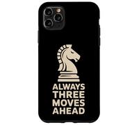 Always Three Moves Ahead Chess Knight Penseur stratégique Coque pour iPhone 11 Pro Max