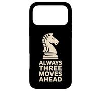Always Three Moves Ahead Chess Knight Penseur stratégique Coque pour iPhone 17 Pro Max