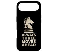 Always Three Moves Ahead Chess Knight Penseur stratégique Coque pour iPhone Air