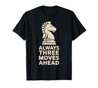 Always Three Moves Ahead Chess Knight Penseur stratégique T-Shirt