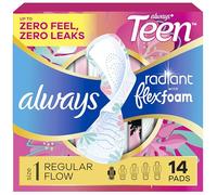 Always Totally Teen Always Radiant Infinity Pad 14 pièces