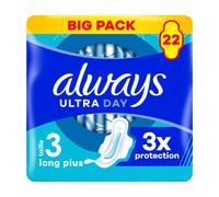 ALWAYS Ultra Bigpack Jour & Nuit - Serviettes Hygiéniques Taille 3 - 22 Unités