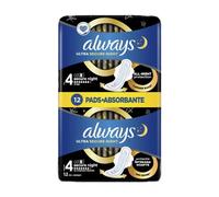 Always Ultra Secure Night - 12 serviettes, 4 gouttes
