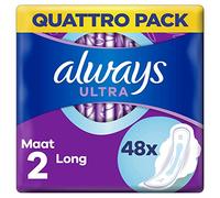 Always - Ultra Serviettes Hygiéniques avec Ailettes, Long - 48 Pièces