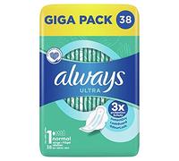 Always - Ultra Serviettes Hygiéniques avec Ailettes, Normal - 38 Pièces