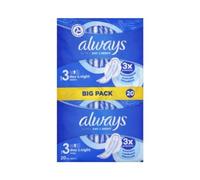 Always Ultra Serviettes Hygiéniques Day & Night (T3) avec ailettes x20 Super Absorbantes Et Ultra-Fines, Pour Règles