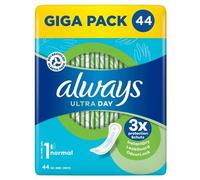 ALWAYS Ultra - Serviettes Hygiéniques Jour Taille 1 Normal - Lot de 44 serviettes
