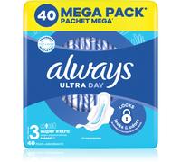 Always Ultra Super Extra Size 3 serviettes hygiéniques avec ailes 40 pcs