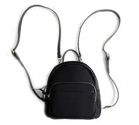 AlwaySky Femme Mini Sacs portés dos Multifonction Backpack Nylon Sacs bandoulière Mode Sacs portés main Daypack Noir