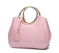 AlwaySky Femmes Cuir PU verni Sacs bandoulière Élégant Sacs portés main Vintage Sacs portés épaule Bourse Handbag