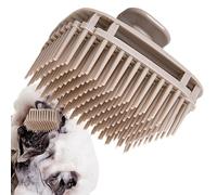 ALWIDA Brosse de shampooing pour cuir chevelu - Masseur à poils doux - Masseur carré du cuir chevelu - Brosse de soin du cuir chevelu pour hommes, femmes, animaux domestiques