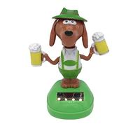 Alwida Figurines à tête à Pompon dansantes, Jouets à tête à Pompon en ABS pour, Jouet à tête à Pompon de décoration de Voiture de Chien Mignon pour, Jouet à tête à Pompon de décoration de voi