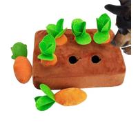 ALWIDA Seek Carrot Dog Jeux de carotte antidérapants 2 en 1, jouet d'enrichissement pour chien carotte, jouets puzzle interactifs pour chien de petite, moyenne et grande taille