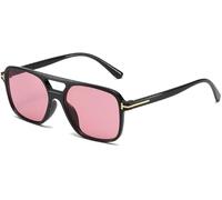 Alwodici Lunettes De Soleil PolariséEs Lunett De Soleil Hommes Femmes Voyageur Lunettes De Soleil Hommes Ultra - LéGer éLéGant Carré Pour La Conduite, La PêChe Et La Photo (rose)