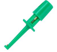 Alwonder Lot de 10 pinces à hackle pour attacher les mouches - 8 couleurs - En plastique - À pointe longue - Pour attacher les leurres - Vert