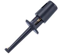 Alwonder Lot de 10 pinces à hackle pour attacher les mouches - 8 couleurs - En plastique - À pointe longue - Pour attacher les leurres - Noir