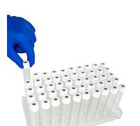 ALWSCI 100 Pcs Flacons Exetainer en Verre de 12 mL, Flacon de Prélèvement d'haleine Pour test respiratoire Helicobacter Pylori C13-15,5 x 101 mm