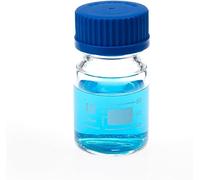 ALWSCI Bouteilles en Verre de 100 mL Bouteilles de Rangement à Large Goulot Bouteille de Réactif de Laboratoire en Borosilicate 3.3