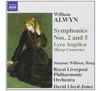 Alwyn - Symphonies n°2 et 5, Concerto pour harpe et orchestre à cordes - NAXOS