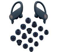 ALXCD Lot de 8 paires d'embouts de rechange pour casque Powerbeats Pro, S/M/L/D, 4 tailles, en silicone souple, pour Powerbeats Pro (bleu marine)