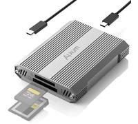 Alxum Lecteur de Carte Double Fente 10 Gbps CFexpress Type A et SD4.0 UHS-II USB-C USB 3.1 Gen 2 pour Cartes CF Express Type A/SD/SDHC/SDXC/SDUC, Compatible avec Windows/Mac/Linux/Android