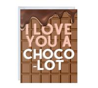 ALY LOU Carte de Saint-Valentin coquine pour petit ami, mari, carte d'anniversaire amusante pour lui, elle, carte sarcastique pour adulte pour femme, petite amie, carte de vœux sale (I Love You A