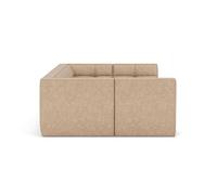 Lisa Design - Alya - canapé modulable panoramique 7 Places en Simili, Beige