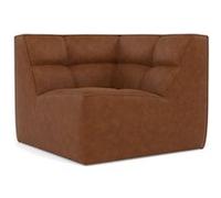Alya - module d'angle en simili - Cognac Cognac G