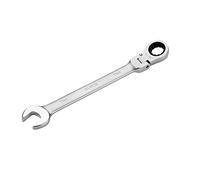 Alyco 191910 - Clé mixte flexible à cliquet réversible 72 dents CR-V satiné mat 10 mm