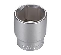ALYCO 192328 - Llave de vaso 1/2" UNE 16507 DIN 3124 Cr-V cromado mate 6 caras 29 mm
