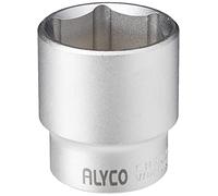 ALYCO 192330 - Llave de vaso 1/2" UNE 16507 DIN 3124 Cr-V cromado mate 6 caras 30 mm