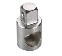 Alyco 192620 192620-Adaptador de 1/2" a 3/8" Une 16511 DIN 3123 CR-V cromado Mate