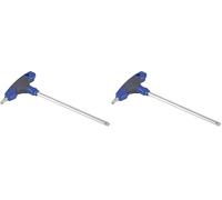 Alyco 195330 - Mango en T con llave Torx inviolable T-30 x 150 (Lot de 2)
