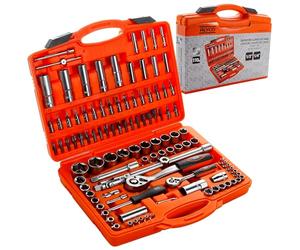 Alyco -Jeu de 110 douilles 1/2"-1/4" en coffret plastique - 192393