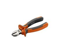 Alyco - Pince Coupante Diagonale HR DIN 5749 CR-V Acier 160 mm Avec Manche Bimatière, Orange, 160-170555