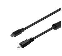 AlyKets Type C vers Mini Câble USB 8pin, Transmission de Données Câble de Chargement avec USB-C Stecker UC-E6 UC-E16 UC-E17 pour Nikon Coolpix/DSLR Appareils Photo pour PC, Smartphone, MacBook