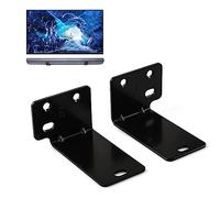 Alyphyly Universal Wall Mount avec matériel Kit Support Sound Bar Support Compatible La plupart des barres de son Système Home Cinéma Supports de montage mural-Noir