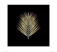 Alyson Fennell (Gold Deco Palm 60 x 60 cm Toile Imprimée