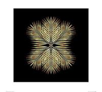 Alyson Fennell (Gold Deco Palm Star 60 x 60 cm Toile Imprimée