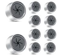 Alyvisun 10 Pièces Porte Torchon Autocollant, Accroche Torchon Cuisine Sans Percage, Ronds Accroche Serviette Salle de Bain en ABS, Crochet Adhesif Mural pour Torchon