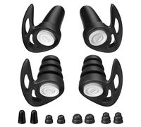 Alyvisun 2 Paires Bouchon D'oreille Anti Bruit avec Étuis de Rangement | Souple Silicone et Mousse Bouchon Oreille Anti Ronflement, Noise Cancelling Earplugs pour Dormir, Max 25dB
