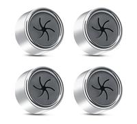 Alyvisun 4 Pièces Adhesif Accroche Torchon, ABS Rond Cuisine Porte Torchon