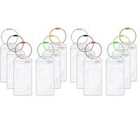 Alyvisun 6 Pièces Porte-Étiquettes de Bagage en PVC pour Navires de Croisière, Valises et Voyage Avion