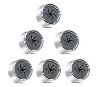 Alyvisun Lot de 6 Porte Torchons, Crochet Torchon Cuisine, Accroche Torchon Ronds pour Cuisine, Salle de Bain et Maison, Accroche Serviette Cuisine, Porte Serviette Cuisine Sans Percage