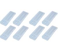 Alyvisun Cale Porte Sol Caoutchouc, 4 Pièces Antidérapante Bloc Arrêts de Portes Durables Butee de Portail Bloque Butoir de Porte Empilables pour Tous Types de Sols en Intérieur et Extérieur