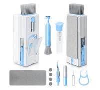Alyvisun Kit Ordinateur Portable 11 en 1 Cleaning, Keyboard Cleaner Nettoyage Clavier avec Brosse, pour Téléphones, Laptop, Écouteur, Bleu