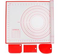 Alyvisun Reutilisable Tapis de Cuisson Silicone avec 3 Grattoirs