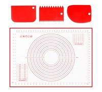 Alyvisun Reutilisable Tapis de Cuisson Silicone avec 3 Grattoirs