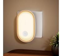 Alyvisun Veilleuse Bébé, Veilleuse Prise Électrique avec Capteur de Crépuscule et Luminosité Réglable et ON/OFF/AUTO Modes, Lampe de Nuit pour Chambres, Escalier, Couloir, Cuisine (Y2)